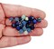 Gemstone Charm Mix, 20 pcs, Blue Dangle Assortment, 5mm - 7mm Beads, Adorabilities
